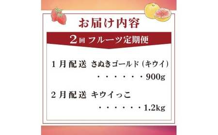 旬のフルーツ定期便 2回 Iコース フルーツ 定期便