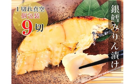 A-09029 銀だらみりん漬け1切×9パック
