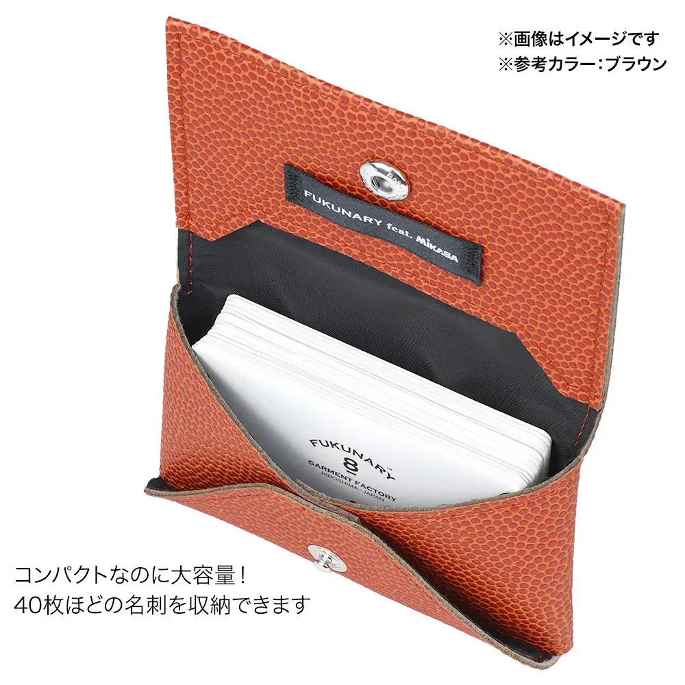 FUKUNARY 名刺ケース 名刺入れ カードケース カード入れ ミカサ バレーボール イエロー おしゃれ 日本製 広島市 フクナリー M149