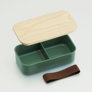 木蓋ランチボックス 容量400ml PAL5FK セージグリーン 666032　6-346