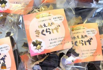 天然水使用・完全天日干し徳之島産きくらげ（3袋）( きのこ 健康 国産 安心 安全 和食 中華料理 こりこり 料理 天然水 中華丼 汁物 具材 朝食 昼食 夕食 )
