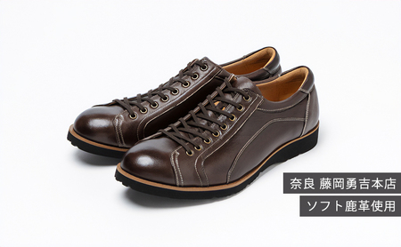 倭イズム 鹿革紳士靴　YA3300　ダークブラウン 26.5cm
