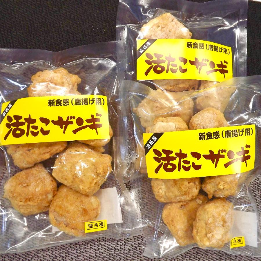 ＜たつみ食品＞活たこザンギ カレー味 6個入×3袋