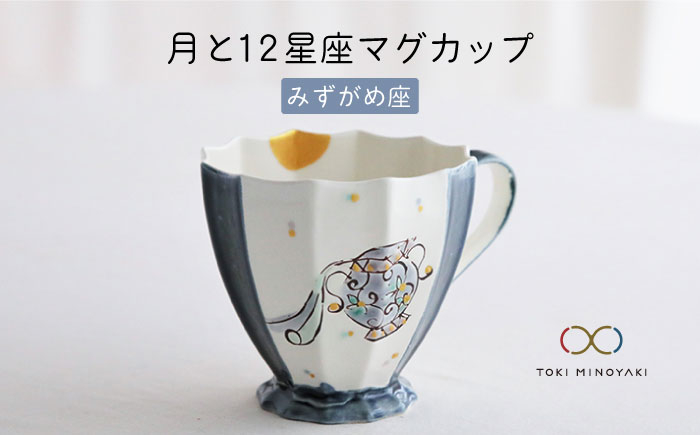 
【美濃焼】Koyomi 月と12星座 マグカップ みずがめ座【buzan 武山窯】【TOKI MINOYAKI返礼品】食器 コーヒーカップ ティーカップ [MBA011]
