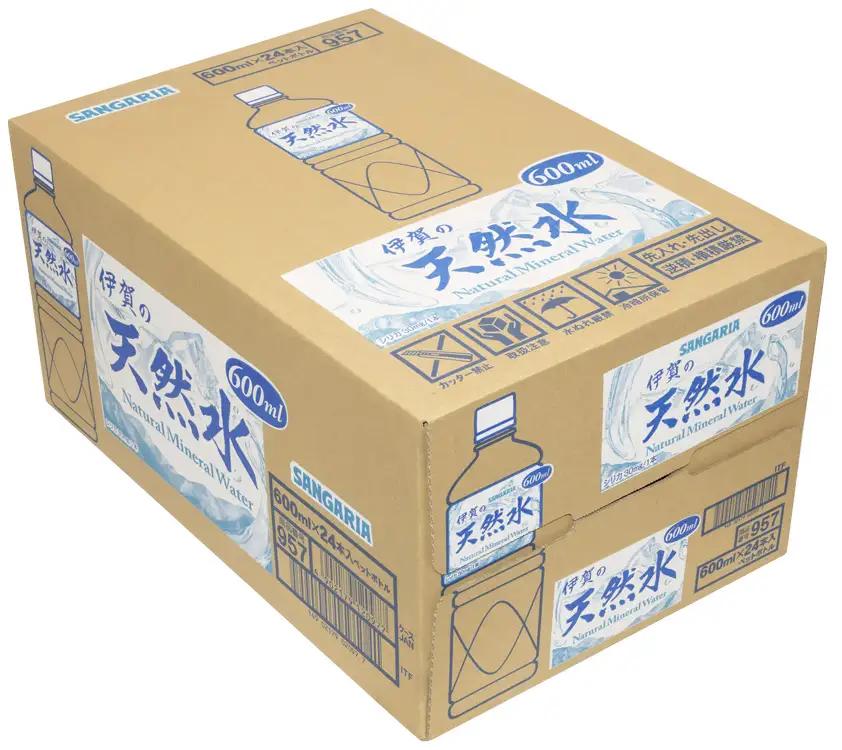 【3ヶ月定期便】天然水 サンガリア伊賀の天然水 １ケース（1ケース：600mL×24本）水【igge-tkb0018】