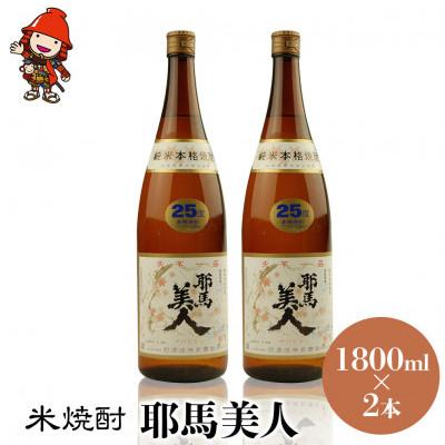 ふるさと納税 中津市 【毎月定期便】米焼酎　耶馬美人25度　 1,800ml×2　全6回