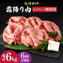 【ふるさと納税】【6回定期便】 肩ロース 焼肉 長崎和牛 霜降り肉 約1kg 《小値賀町》【深佐屋】 [DBK024] 焼肉 焼き肉 肉 和牛 黒毛和牛 贅沢 霜降りBBQ 定期便