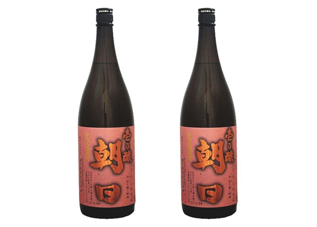 【ふるさと納税】【黒糖焼酎】壱乃醸朝日( 25度)　一升瓶(1800ml)×2本【朝日酒造】
