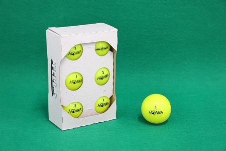 お得セットロストボール　6個×6　【HONMA　D1　シリーズ　混合】他ブランドあり ゴルフ ゴルフボール ボール洗浄選別済み 練習用カラーボール カラフル 送料無料   