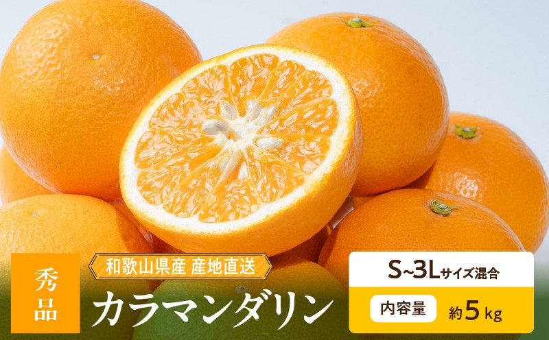 
                  【2027年先行予約】和歌山県産　カラマンダリン　約5kg　秀品_ZE6501
                