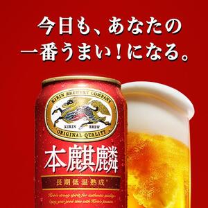 【12ヵ月定期便】本麒麟 500ml ×48本　【 お酒 アルコール アルコール飲料 晩酌 家飲み 宅飲み 飲み会 集まり バーベキュー BBQ イベント 飲み物 缶ビール 】