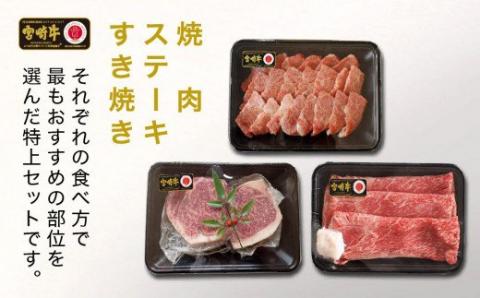 宮崎牛 特上セット 800g　牛肉[G7420]