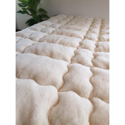 ふるさと納税 宇治市 ウールスライバーニット使用ウール敷きパッド(シングルサイズ) |  | 01