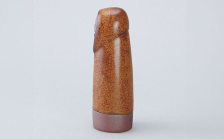 【瀬戸焼】ゆきんこ人形　赤茶（D86）/ オブジェ インテリア[BBAJ030]