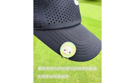 ゴルフ パターカバーホルダー マーカー みのワン 身延町 山梨県 人気 キャラクター ゴルフグッズ ゴルフコンペ ゴルフ用品 ゴルフクラブ ゴルフ小物 ブルー