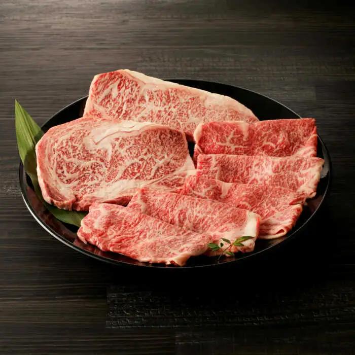 佐賀牛サーロインステーキ計400g（200g×2パック）と佐賀牛サーロインスライス300g 食べ比べセット / 佐賀県 / 上場食肉 [41AOCS058]
