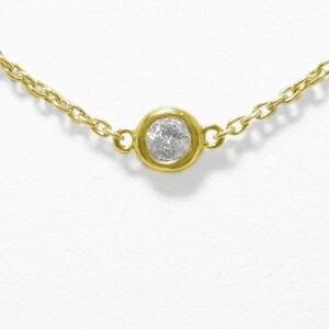 K18イエローゴールド「2カラット」ステーションダイヤネックレス【2ct-90-2】