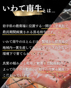 いわて南牛 リブロース 合計300g A3等級以上 【全国肉用牛枝肉共励会最優秀賞受賞】/ 肉 にく 牛肉 和牛 黒毛和牛 ブランド牛 国産 国産牛 焼肉 ロース ステーキ 霜降り【kry307-iw