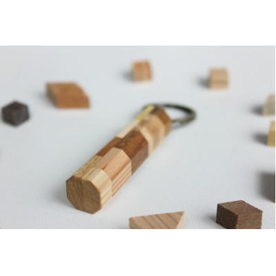 ふるさと納税 日南町 寄木のキーホルダー |  | 01