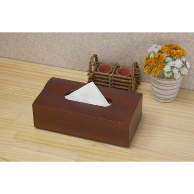 ふるさと納税 和歌山市 木目塗り ティッシュBOX チーク 2個組 インテリアに馴染むおしゃれな木目柄のティッシュケース |  | 01