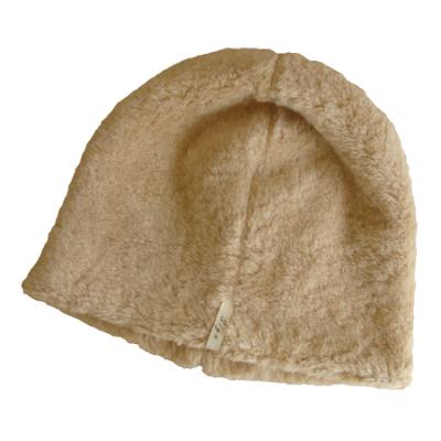ふるさと納税 豊中市 【ブラウン】帽子　オーガニックコットン 無染色 暖かボアワッチ