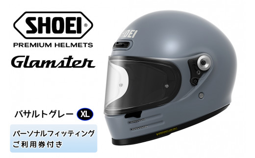 SHOEIヘルメット「Glamster バサルトグレー」XL フィッティングチケット付き｜グラムスター フルフェイス バイク ツーリング ショウエイ [1309]