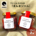 【ふるさと納税】ファームうかわの「まんまジャム」125g×2瓶