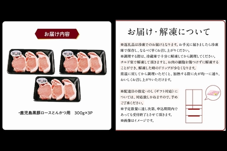 022-52 鹿児島黒豚ロースとんかつセット