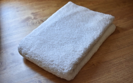 factory towel bath　今治タオル認定バスタオル 2枚セット ベージュ