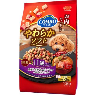 ふるさと納税 袋井市 コンボ ドッグ やわらかソフト 11歳以上 720g×10袋