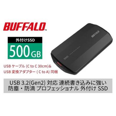 ふるさと納税 名古屋市 バッファローTypeA&amp;C MiniStation SSD 500GB