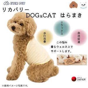 着るだけ 歩行サポート ペット腹巻 Sサイズ 【ebns0013】