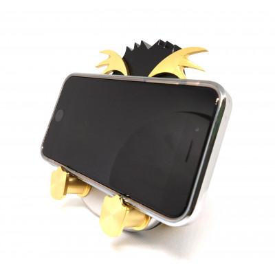 ふるさと納税 岐南町 Rockhopper　Penguin(ブラック)　スマホスタンド |  | 03