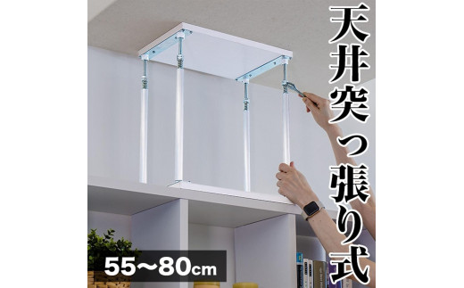 耐震つっぱりONECELL Lタイプ 約55から80cm 天井突っ張りユニット つっぱり棒 強力 おしゃれ 地震 家具転倒防止器具 突っ張り棒 防災グッズ 家具転倒防止伸縮棒 耐震 家具転倒防止棒 伸縮棒 地震対策 防災用品 金具 冷蔵庫 災害対策 ストッパー SNG1044553