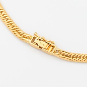 【ふるなび限定】K18 喜平 12面トリプル ネックレス 20ｇ 50cm 造幣局検定刻印入 キヘイ チェーン 中折れ金具 メンズ レディース　TK2050 FN-Limited