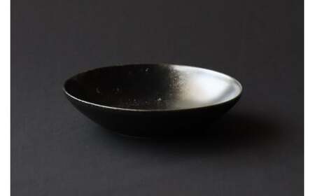 有田焼 銀河 frame bowl 皿 ボウル 18cm【山忠】食器 器 うつわ 磁器 陶磁器 ボウル 鉢 サラダボウル スープ皿 煮物 宇宙 銀彩 シルバーブラック 黒 マット シック グラデーショ