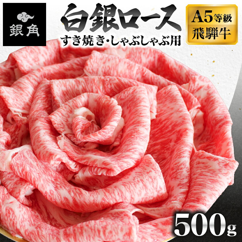 【ふるさと納税】飛騨牛【白銀ロース】すき焼き・しゃぶしゃぶ用500g【配送不可地域：離島】【1681895】