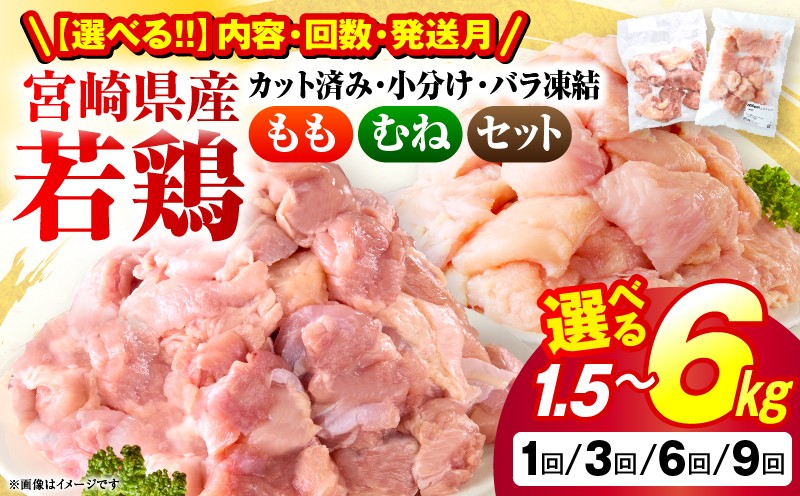 ＜2022年5月発送分(5月31日迄に発送)＞毎月数量限定！宮崎県産若鶏もも肉切身(計3kg・250g×12袋)