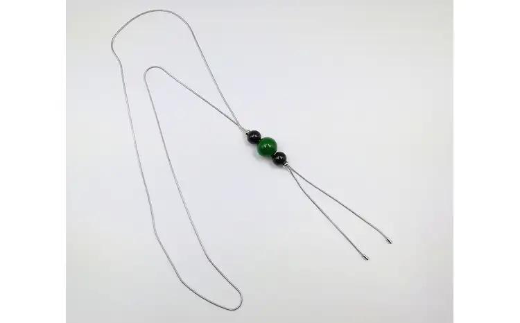 輪島うるし塗 Ｙ字ネックレス（漆塗） スダチ　wa049　ネックレス