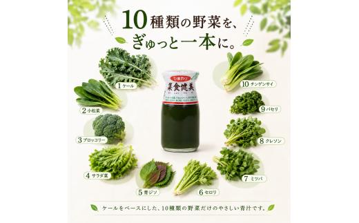 青汁 菜食健美 90ml × 7本 健康 美容 国産 ケール ビタミン ミネラル 食物繊維 冷像 ロングセラー お試し青汁 新鮮 ひまわり乳業 高知県 南国市  