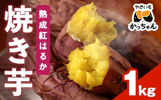 ＜先行予約受付中！11月下旬以降順次発送予定＞焼き芋 熟成紅はるか(1kg) 焼き芋 やきいも さつまいも サツマイモ 紅はるか 芋 おやつ 個包装【117300100】【やきいもかっちゃん】