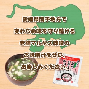 フリーズドライ 味噌 汁 みそ 即席 はだか 麦 極 甘口 瀬戸内 南予 田舎 健康 小麦 アレルギー レトルト 10000円 常温 国産 ご当地 愛媛 愛南 老舗 マルヤス