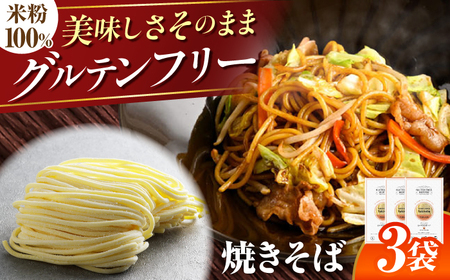 焼きそば 【グルテンフリー】米粉やきそば [ANGM007] 焼きそば