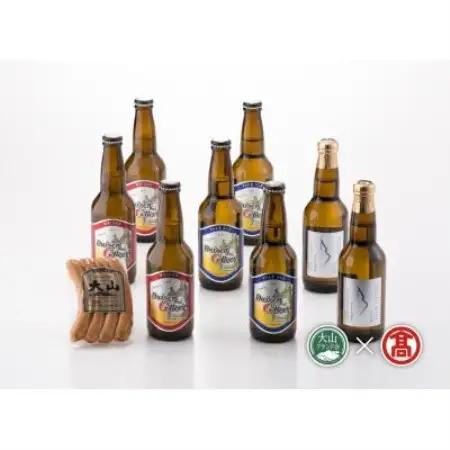 【毎月定期便】《大山Gビール》・大山ハム詰合せ全3回【配送不可地域：離島】【4090945】