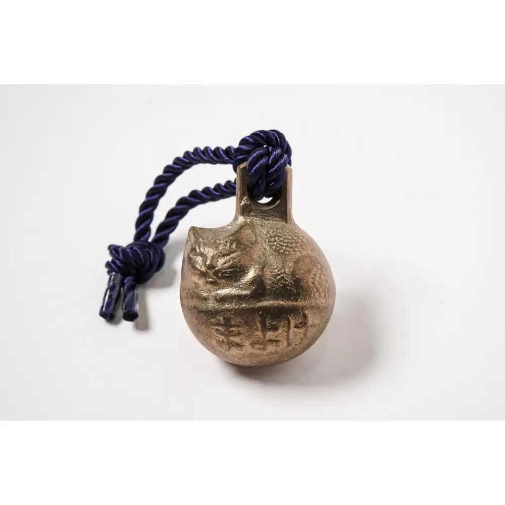 小田原｜伝統の鋳物｜まよけ猫鈴｜金｜柏木家【ねこ 神奈川県 小田原市】