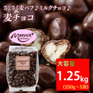 麦チョコ 1.25kg 250g×5袋 11月～3月発送 チョコレート