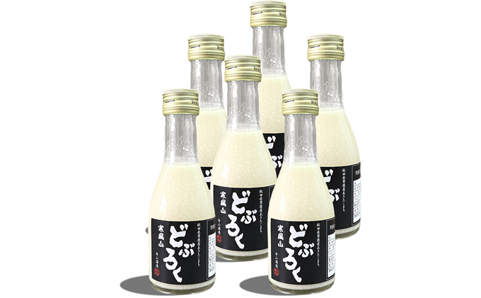 
どぶろく 寒風山 ミニサイズ 6本セット 180ml×6本 秋田県 男鹿市【白山酒造】
