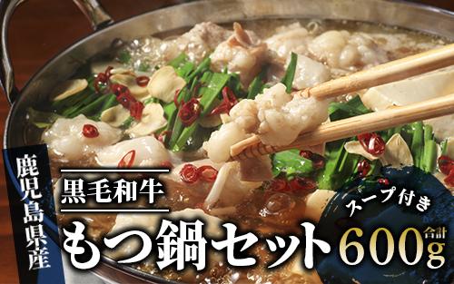 鹿児島県産黒毛和牛もつ鍋セット300g(2人前)×2セット(Meat you/018-1293) 和牛 もつ ホルモン 鍋