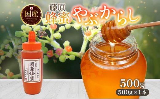 はちみつ やぶからし 藤原国産蜂蜜 500g 国産はちみつ 純粋はちみつ 天然 無添加 ヤブカラシ 単花蜜 朝しぼり 完熟 ハチミツ 蜂蜜 パン 菓子 トースト ホットケーキ ヨーグルト 調味料 隠し味 甘味料 料理 デザート 朝食 岩手県 盛岡市 東北 岩手 盛岡 藤原養蜂場