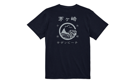 Tシャツ サザンビーチTシャツ レトロ ネイビー 紺 メンズ レディース 半袖 綿100% サザンビーチ 茅ヶ崎 烏帽子岩 えぼし岩  茅ヶ崎市 神奈川県 L